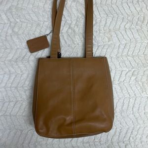 Charter Club Leather Shoulder Bag